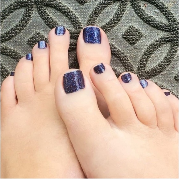 *Retired* Color Street: Twilight Hour | Dark Blue Glitter Sparkle Winter Fall - Picture 11 of 15